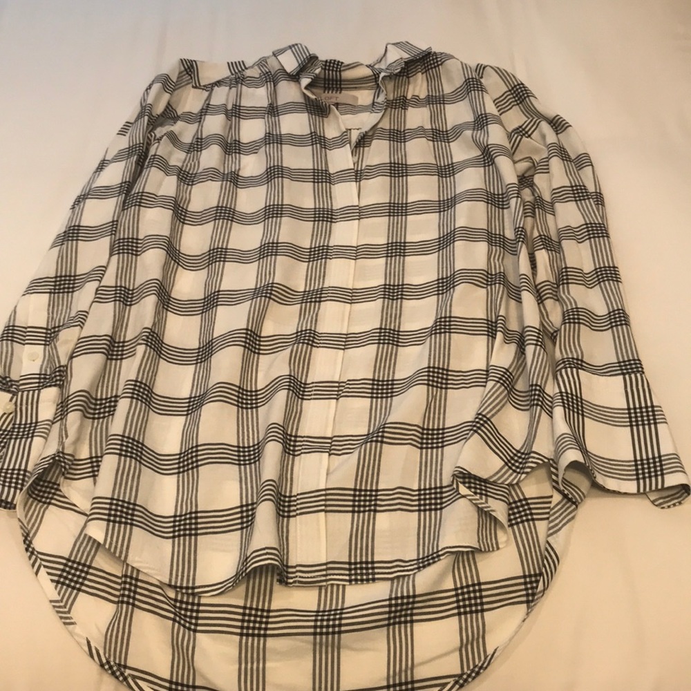 Loft Checkered Button-down